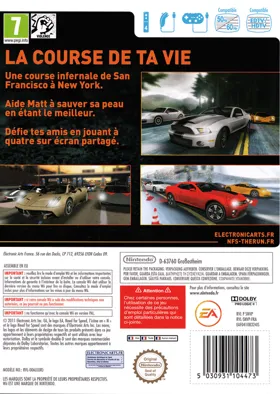 Need for Speed - The Run box cover back